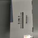 3-in-1 Neck Massager Pillow with Heating and Cervical Traction - Deep Tissue Massage for Pain Relief, Ergonomic Shoulder Massage Pillow, Neck Hump Corrector Ideal Gift for Women and Men Corded