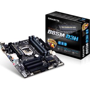 Gigabyte LGA 1150 Intel B85 HDMI SATA 6Gbps USB 3.0 Micro ATX DDR3 1600 Intel Motherboards GA-B85M-D3H