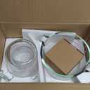 Leraze Glass Measuring Cups Set of 4  Heat-Resistant, Easy-Read Measurements, Ergonomic Handle & Pour Spout, Dishwasher Safe, Kitchen Bakeware Liquid Batter Mixing Bowls (1 cup, 2 cup, 4 cup, 8 Cup)