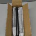 Industrial Black Iron Pipe Shelf Brackets 10 Inch Wall Mount DIY Shelving Brackets Pipe Decor Wall Rustic Clothing Rack 6 Pack, Hardware Included