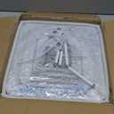 Modern LED Ceiling Lights for Bedroom Dimmable Modern 6 Ring Square Ceiling Lights for Living Room with Remote Control White Bedroom Ceiling Lamp Fixures for Kitchen,Bathroom,Balcony