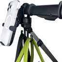 Ezkindheit 2-in-1 Hook & Phone Holder - Universal for Strollers, Bikes - 360° Rotation, Non-Slip Design, Hands-Free Stroller Accessories for Parents.