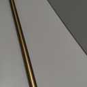 Ivilon Drapery Window Curtain Rod - End Cap Style Design 1 Inch Pole. 48 to 86 Inch Color Warm Gold