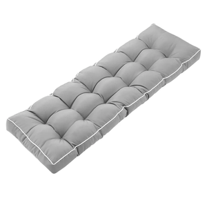 MAPHISSUS 3 Seat 57 Inches Outdoor Porch Swing Cushions,Water-Resistant Tufted Patio Swing Replacement Cushions