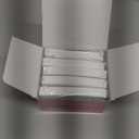 120 Count Makeup Sponges Triangle Cosmetic Wedges for Foundation Blending, Nail Art, Crafts, Painting (White)