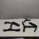 For Ram 1500 2013 14 15 16 17 2018 Fog Light Bracket Set Driver and Passenger Side | w/Steel Bumper | 2-Pieces | Replacement For CH1061108 | 68232454AA