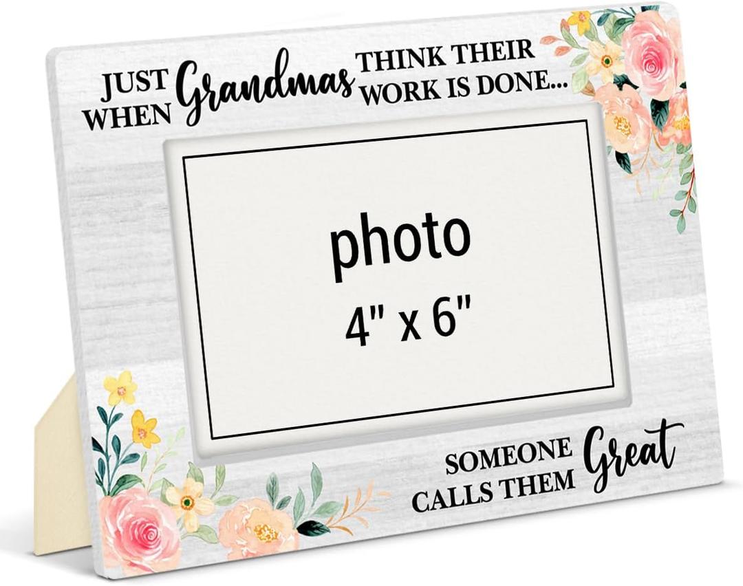 Great Grandma Picture Frame Just When Grandmas Think Their Work