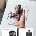 STARWARE Starlink Mini Mount - Aluminum RV Pole Mount with Tripod Adapter, Old Versions Original Pipe Adapter Compatibility, Adjustable Car ClampMount for RV, Yacht, Roofs, and Rods