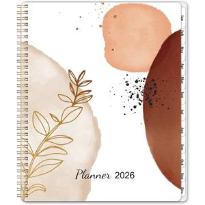2026 Planner  Planner 2026 Weekly and Monthly, Jan. 2026  Dec. 2026, 8.5" x 11" with Tabs, Flexible Cover, Thick Paper, Twin-Wire Binding, Inner Pocket, To-Do  Notes