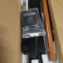Outdoor Stair Handrail Kit, Indoor Iron Wood Grain Hand Railing, Fits 1-2 Steps