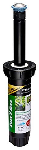 Rain Bird 8SAPROPR Pressure Regulating (PRS) High-Efficiency Pro Rotary Sprinkler, Hand Adjustable 45° - 270° Pattern, 8' - 14' Spray Distance, 4" Pop-up Height Black