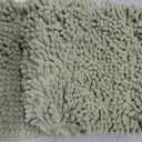 OLANLY Small Bathroom Rugs 24x16, Extra Soft Absorbent Chenille Bath Rugs, Rubber Backing Quick Dry, Machine Washable Bath Mats for Bathroom Floor, Tub and Shower, Home Decor Accessories, Sage Green