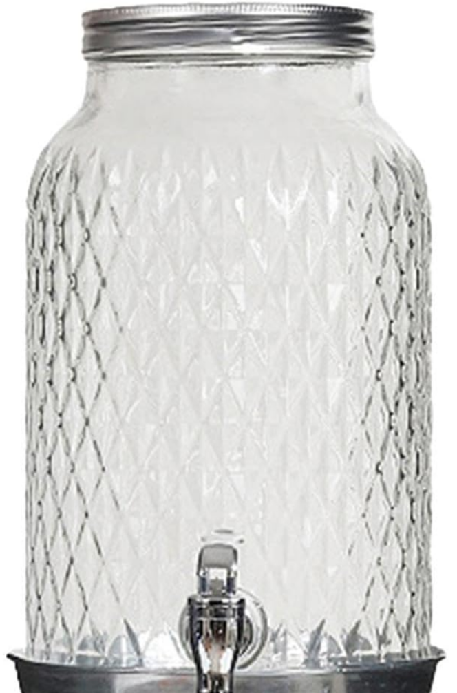 Generic Elegant Glass Beverage Dispenser for Home