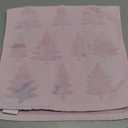 Breling 1 Pcs Christmas Hand Towels Pink Christmas Trees Bathroom Decorative Towels 100% Cotton Absorbent Jacquard Weave Bath Decor Winter Holiday Bathroom Decor Xmas Gifts 13.7''x29.5''