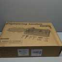 Excavator Sandbox with Lid, 2 Diggers, Dump Truck & Sand Toys, Sandbox without Umbrella