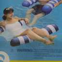 SLOOSH 2 Packs Hammock Pool Floats Adults, 4-in-1 Multi-Purpose Inflatable Pool Floats PVC Water Hammock Lounge Floaties