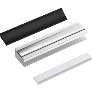 Glass Shower Door Magnet, Shower Door Magnetic Latch with Metal Strike Fits for Glass Shower Door Thickness 1/8", 5/32", 3/16" and 1/4", Shower Door Magnet Replacement