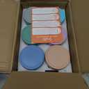 DRKIO 6 Pack Glass Baby Food Storage Containers - 4 Oz Baby Food Jars with Lids Baby Food Maker Microwave Dishwasher Freezer Safe 100% Leak Proof BPA Free Reusable