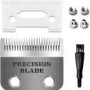 Precision Blade Fit for Wahl Clippers Blades, 2 Holes Adjustable Hair Trimmer Parts Replacement Blades, Pack of 1