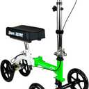 KneeRover GO Knee Scooter - The Most Compact Portable Knee Walker for Adults for Foot Surgery, Broken Ankle, Foot Injuries - Foldable Knee Rover Scooter for Broken Foot Injured Leg Crutch Alternative