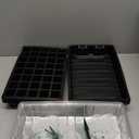 Gardzen 10-Set Garden Propagator Set, Seed Tray Kits with 400-Cell, Seed Starter Tray with Dome and Base 15" x 9" (40-Cell Per Tray)