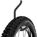 SMARTOLOGY 8 Pack Bike Hanger Storage Hook Rack, Rubber Coated Heavy Duty Large Screw in Ceiling Hooks for Garage Wall and Ceiling Bicycle Storage, Utility Tool Hanger (Black)