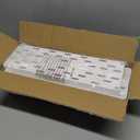 SPACELEAD Slim Storage Cart 4 Tier,Bathroom Organizer Rolling Utility, Mobile Shelving Unit Slide Out for Office, Kitchen, Laundry Room & Narrow Places,White