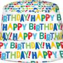 Happy Birthday Printed Bucket Hats Beach Sun Hat for Unisex Summer Travel Outdoor Cap