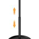 Hand Towel Stand, Hand Towel Holder for Bathroom Countertop Kitchen, 16.5IN Adjustable Retractable T-Shape Hand Towel Rack, Matte Black