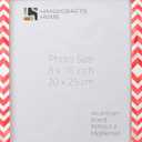 Handicrafts Home Red Picture Frame – 8x10 Handmade Chevron Bone Inlay Photo Frame for Christmas Decor, Holiday Gifting, Valentine’s Day Decor, Colorful Farmhouse Wall Decor, Boho Shelf Styling, Rustic Home Decor & Living Room Picture Frame