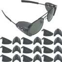 Glasses Side Shields, Slip on Side Shields, L Size Fits Medium to Large, M Size Fits Small to Medium Eyeglasses Frames