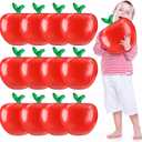 12 Pcs Giant Fruit Balloons Back to School Inflatable Decoration Red Fruit Balloon Birthday Party Favor Hanging Ceiling Decor for First Day of School Welcome Snow Princess Party Room Photo Prop Prizes