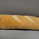 Linzy 20” Long Pals Baguette Squeaky Plush Dog Toy, Squeaky Chew Toy for Small Medium Large Dogs, Soft Pet Toy for All Breeds to Keep Them Entertained, Teeth Cleaning, Bread Shape, Amber-Brown