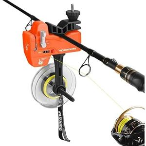 KastKing Kalibrate Fishing Line Spooler & 5 Braid Scissors - W/Line Counter, Patented Accessories, Portable, Compact, for Spinning & Casting Reels - No Line Twist, Fishing Gears Gifts for Men