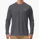 Roadbox Mens UPF 50+ UV Sun Protection Shirts Outdoor Long Sleeve SPF Rash Guard for Fishing Hiking Swimming Running XL