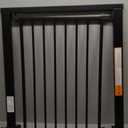 Babelio Baby Gate, 29-43" Auto-Close Easy Install Pet Gate, PressGuard P7 Extra Wide Walk Thru Child Safety Gate, 30" Tall Pressure-Mounted Metal Dog Gate for Doorways & Stairs, Black