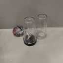 Blender Replacement Parts for Ninja, 24oz Ninja Blender Cups with To-Go Lids, 7 Fins Extractor Blade, Compatible with Nutri Ninja Auto iQ Blenders BL2012 BN801 BL480-30 BL640-30 BL642-30 NN100-30