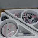 52 Inch Black Ceiling Fan with Light and Remote Control,Dimmable 3 Color Temperatures LED Ceiling Fan,6 Speeds Reversible DC Motor,5 Blades Modern Ceiling Fans for Indoor or Covered Outdoor