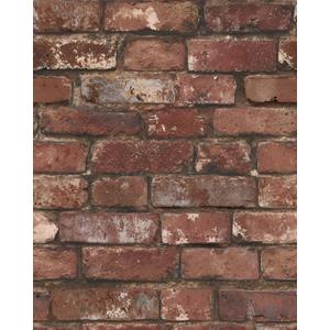 Sevalo Red Brick Wallpaper Peel and Stick Contact Paper for Walls Faux 3D Vintage Brick Wrapping Paper Self-Adhesive Removable Wallpaper Realistic Bedroom Bathroom Waterproof Accent Wall 17.3197
