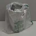 mDesign Round Metal Small 1.7 Gallon Recycle Trash Can Wastebasket, Garbage Container Bin for Bathrooms, Kitchen, Bedroom, Home Office - Durable Stainless Steel - Mirri Collection - 1 Pack - Chrome