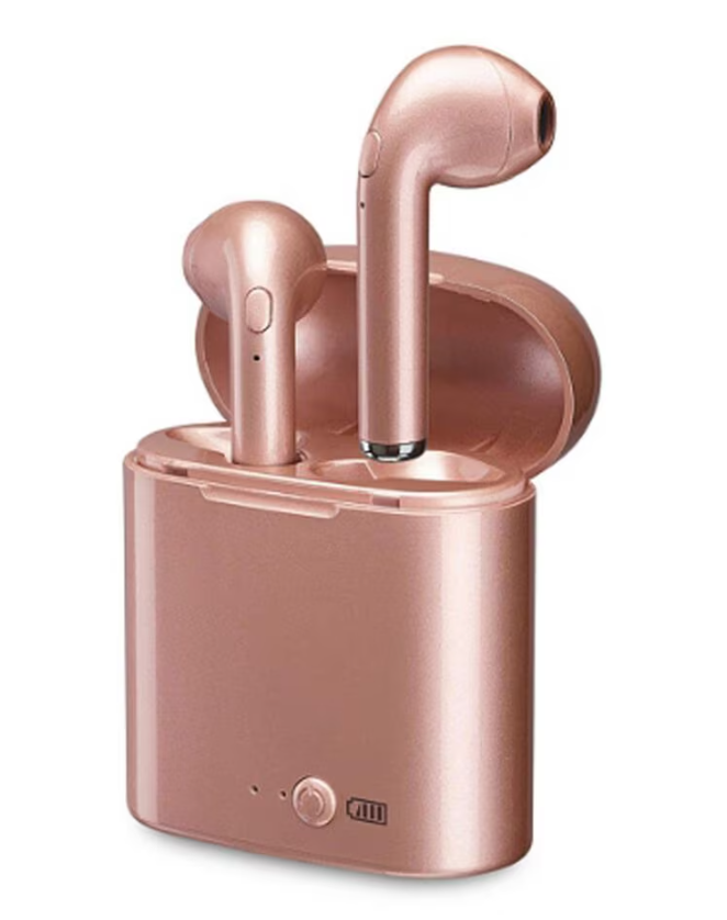 iLive True Wireless Bluetooth Earbuds in Rose Gold