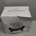 Trampots 4.28L Heated Chicken Waterer  Winter FreezeProof Heated Poultry Waterer, 84W Hanging Chicken Water Heater with 4 Detachable Leg Support, Poultry Water Fountain for Chickens, Ducks & Turkeys