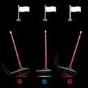 Golf Magnetic Alignment Rods,Golf Club Alignment Sticks,Magnetic Swing Training Aid Accessories Visualize Calibrate Golf Shots,hit the Target with the Right Golf Swing,Golf Gift