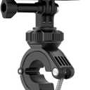 Handlebar Bike Pole Mount Motorcycle Clamp Mount Compatible with GoPro Hero 13 12 11 10 9 8 7 6 5 Session DJI Action Cameras - 360 Degree Rotation