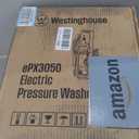 Westinghouse ePX3050 Electric Pressure Washer, 2100 Max PSI 1.76 Max GPM with Foam Cannon and Turbo Nozzle, for Cars/Fences/Driveways/Home/Patios