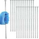 14-Inch Spiral Heavy-Duty Landscape Stakes, 50 Pack Galvanized Metal Landscape Spikes Edging Anchoring for Paver Edging, Weed Barrier, Artificial Turf, Garden Landscape