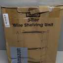 Sakugi Storage Shelves - 3 Tier Shelf Organizer, Sturdy Metal Garage Shelving with Adjustable Leveling Feet, Space-Saving Shelves Organizer for Pantry, Laundry, Kitchen (18" x 12" x 30", Black)