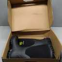 TIDEWE Rubber Boots for Men Multi-Season, Waterproof Rain Boots with Steel Shank, 6mm Neoprene Sturdy Rubber Outdoor Hunting Boots Size 7 (Black)