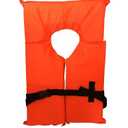 Spectrum Coast Guard Approved Life Jackets. Type II Keyhole Life Vest in Classic May West Style. Compliance Life Vests and Flotation Device. Adult or Youth Size. Adult Neon Orange