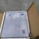 30x36 Inch Sliver Bathroom Mirror Metal Framed, HD Tempered Glass